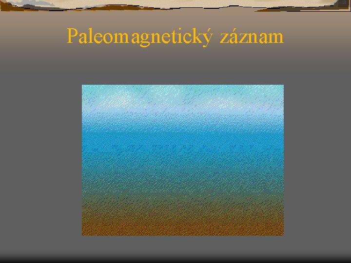 Paleomagnetický záznam 