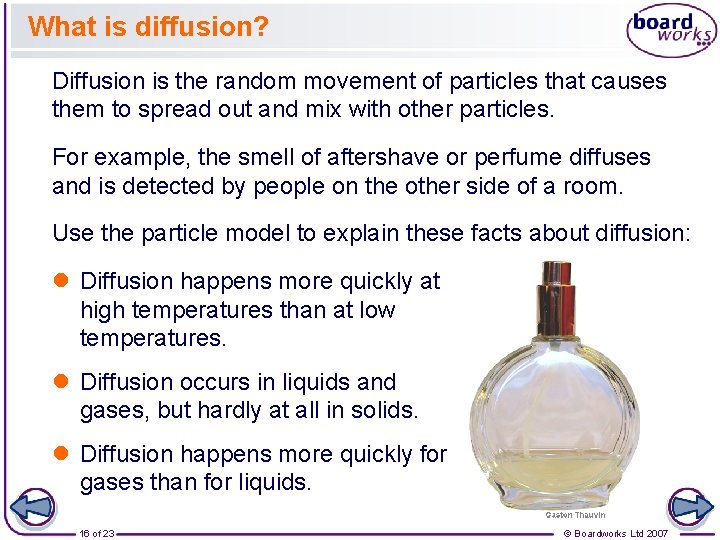 What is diffusion? Diffusion is the random movement of particles that causes them to