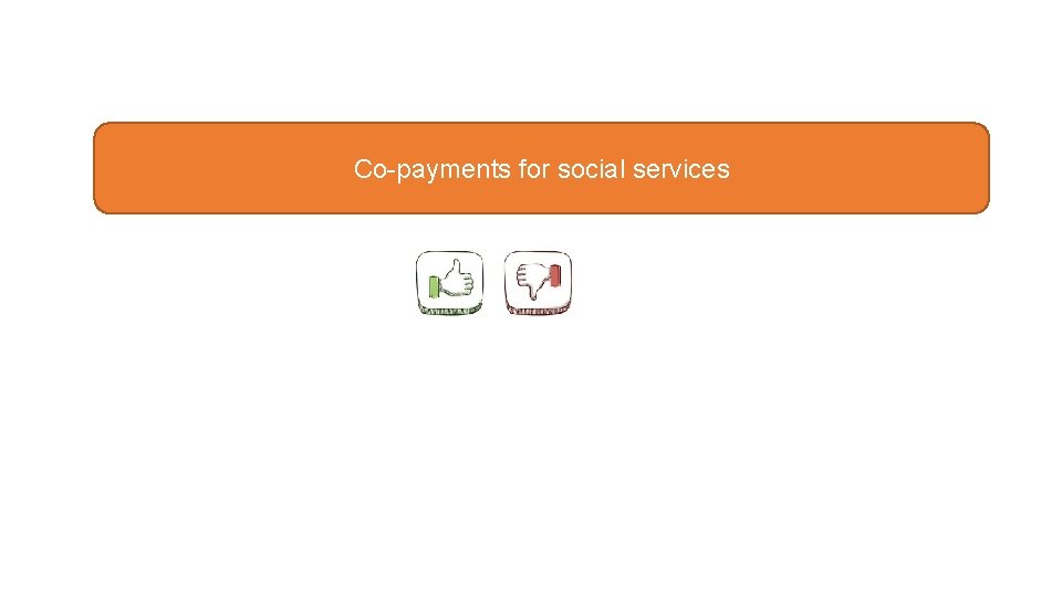 Co-payments for social services 