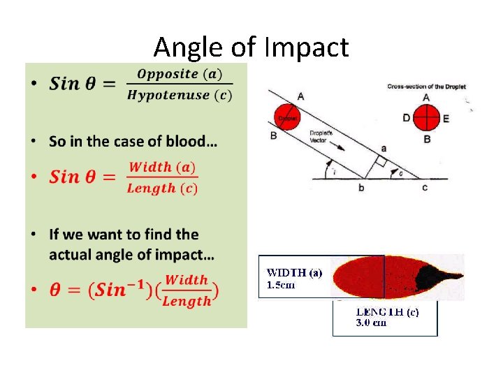  • Angle of Impact 