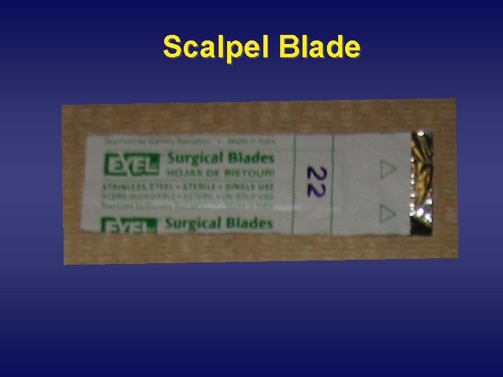 Scalpel Blade 