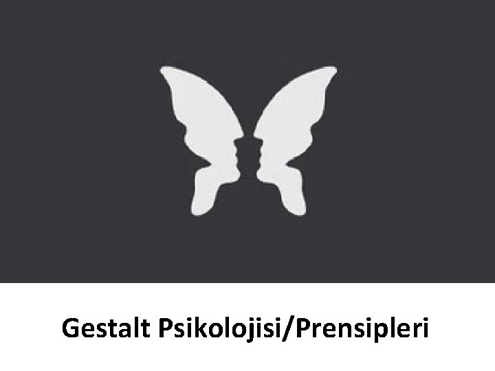 Gestalt Psikolojisi/Prensipleri 