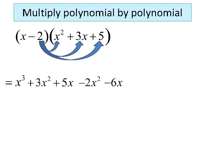 Multiply polynomial by polynomial 