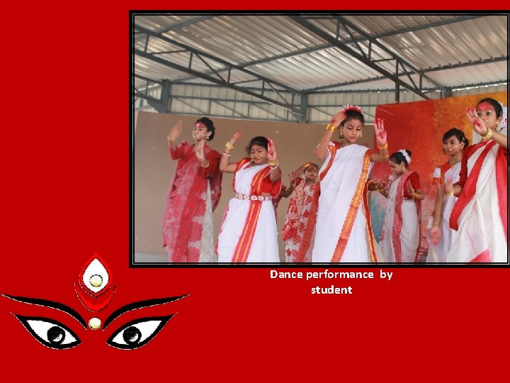 Dance performance by student 