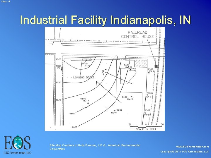 Slide 14 Industrial Facility Indianapolis, IN Site Map Courtesy of Holly Parsons, L. Slide 14 Industrial Facility Indianapolis, IN Site Map Courtesy of Holly Parsons, L.