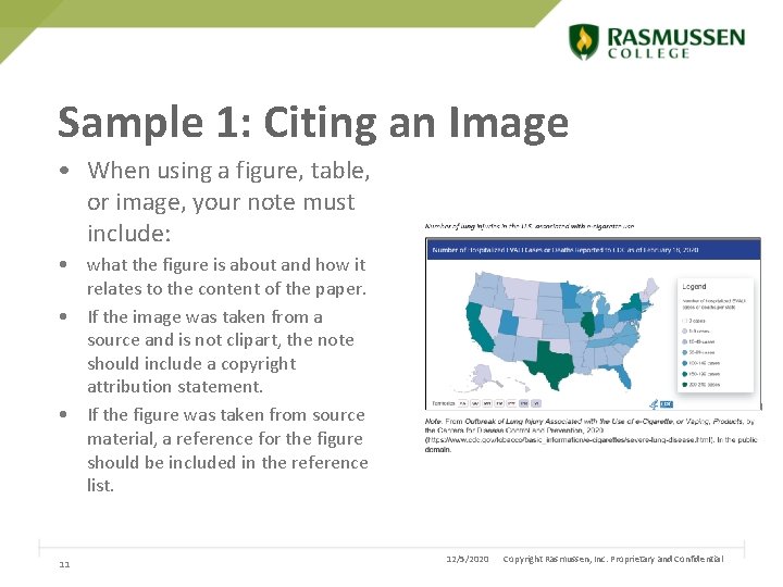 Sample 1: Citing an Image • When using a figure, table, or image, your Sample 1: Citing an Image • When using a figure, table, or image, your