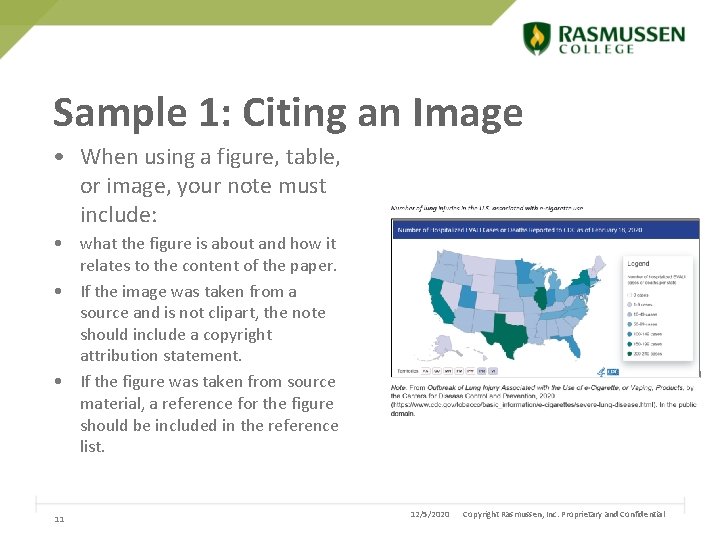 Sample 1: Citing an Image • When using a figure, table, or image, your