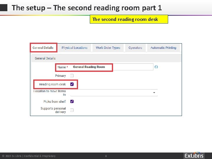 The setup – The second reading room part 1 The second reading room desk