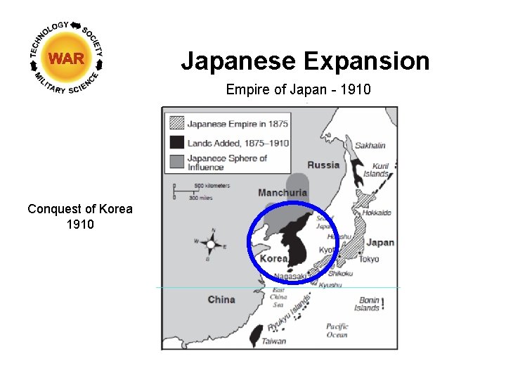 Japanese Expansion Empire of Japan - 1910 Conquest of Korea 1910 