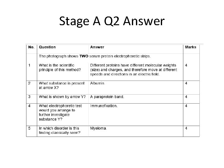 Stage A Q 2 Answer 