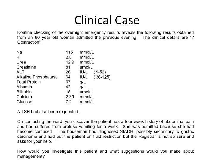 Clinical Case 