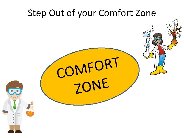 Step Out of your Comfort Zone T R O F M CO E N