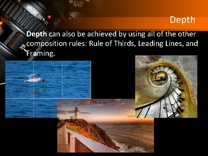 Depth can also be achieved by using all of the other composition rules: Rule