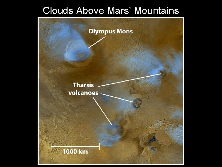 Clouds Above Mars’ Mountains 