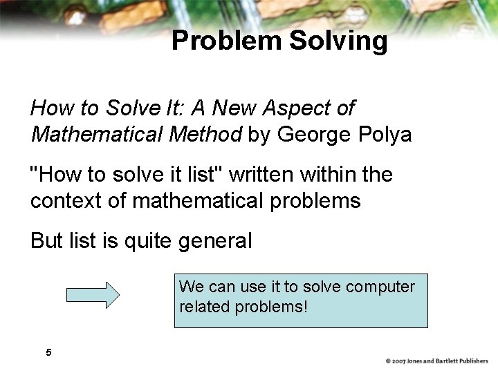 Problem Solving How to Solve It: A New Aspect of Mathematical Method by George