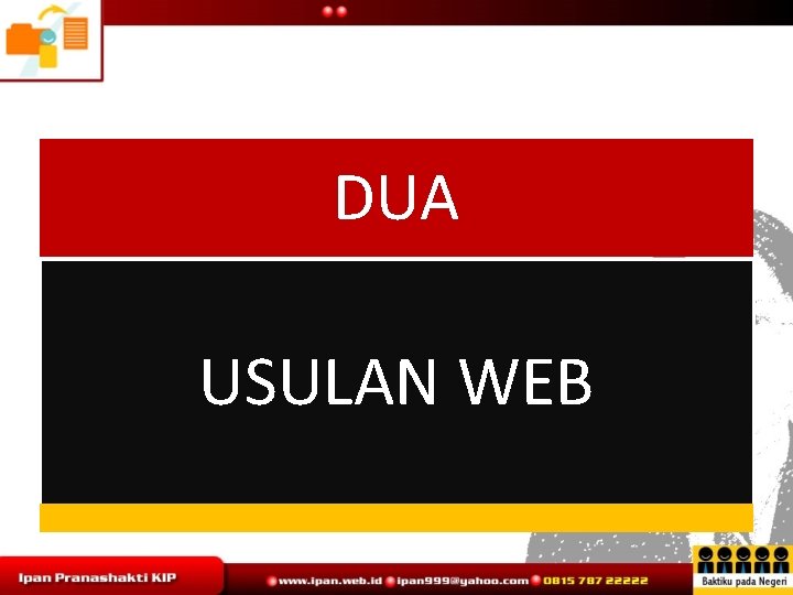 DUA USULAN WEB 