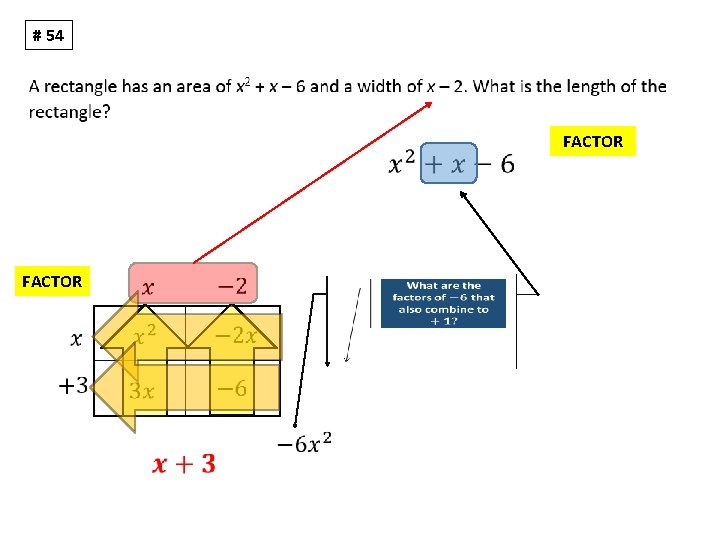 # 54 FACTOR FACTOR 