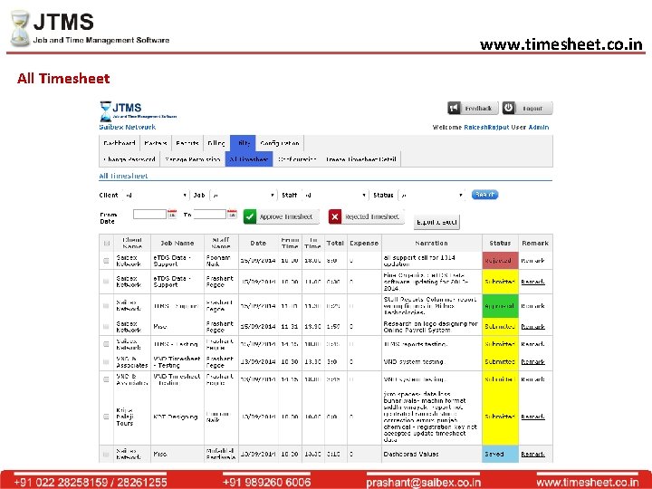 www. timesheet. co. in All Timesheet 