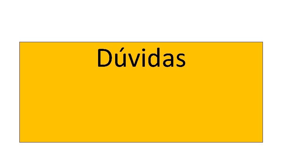 Dúvidas 