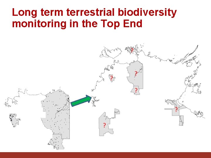 Long term terrestrial biodiversity monitoring in the Top End 