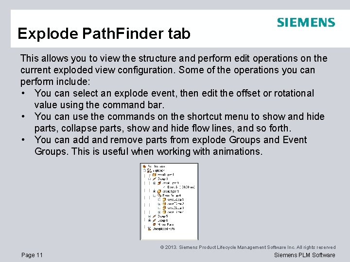 Explode Path. Finder tab This allows you to view the structure and perform edit