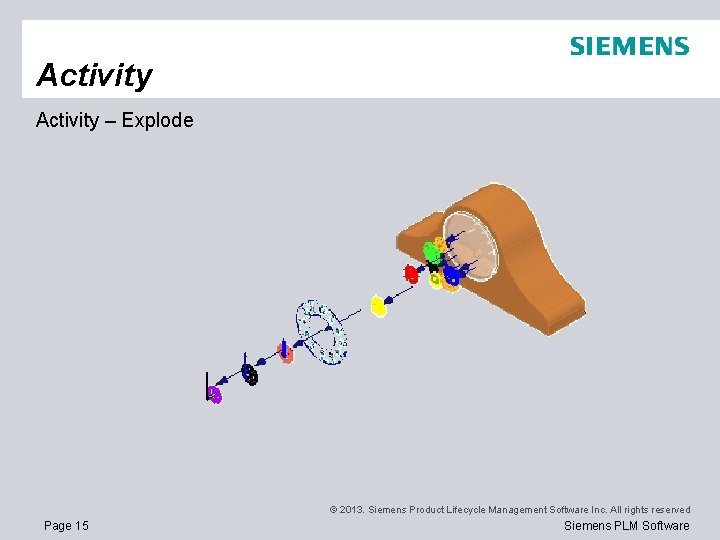 Activity – Explode © 2013. Siemens Product Lifecycle Management Software Inc. All rights reserved