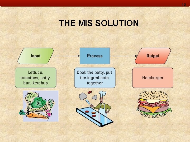 12 THE MIS SOLUTION 
