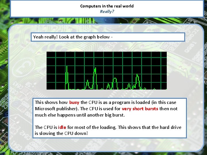 Computers in the real world Really? Yeah really! Look at the graph below -