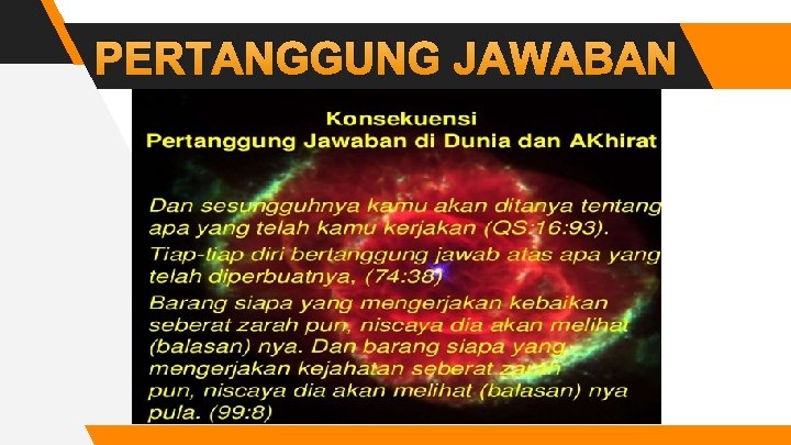 PERTANGGUNG JAWABAN 