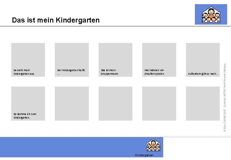 So sieht mein Kindergarten aus. Der Kindergarten heißt. . . Das ist mein Gruppenraum.