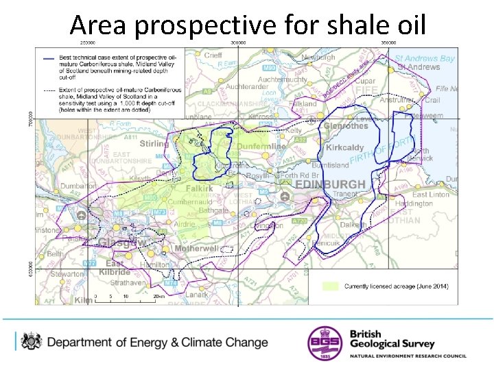 Area prospective for shale oil 