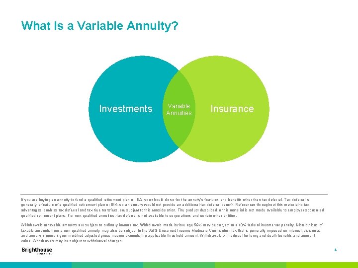 What Is a Variable Annuity? Investments Variable Annuities Insurance If you are buying an