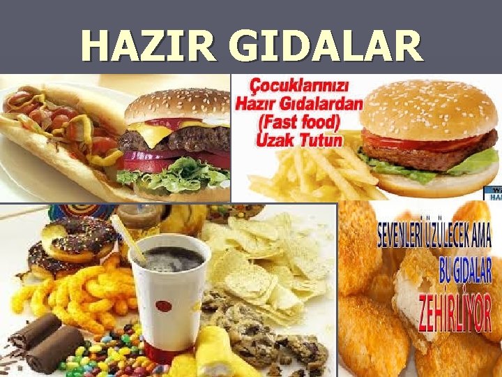 HAZIR GIDALAR 