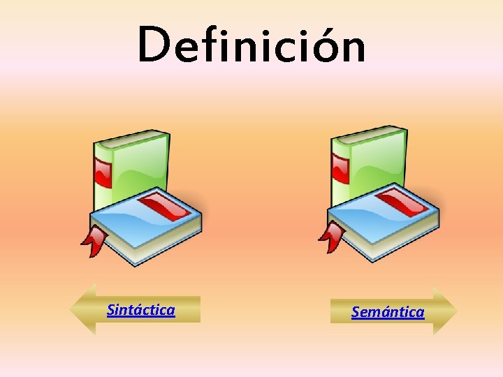 Definición Sintáctica Semántica Definición Sintáctica Semántica