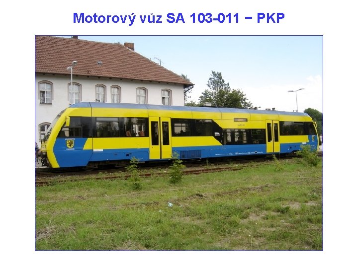 Motorový vůz SA 103 -011 − PKP 