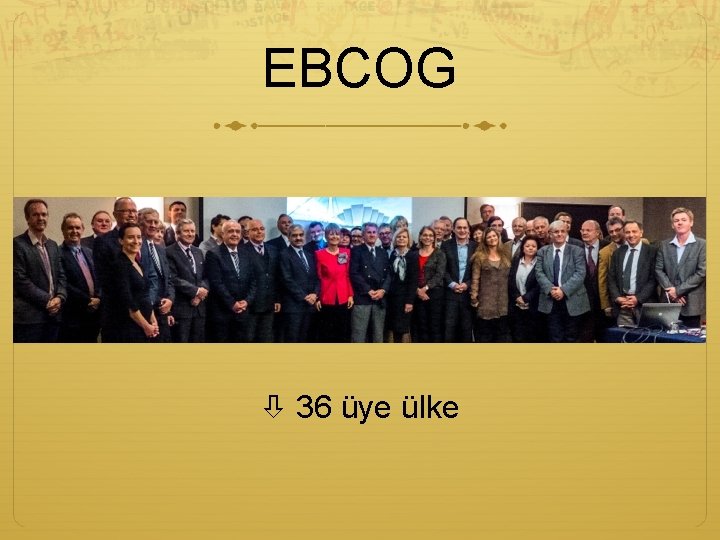 EBCOG 36 üye ülke 