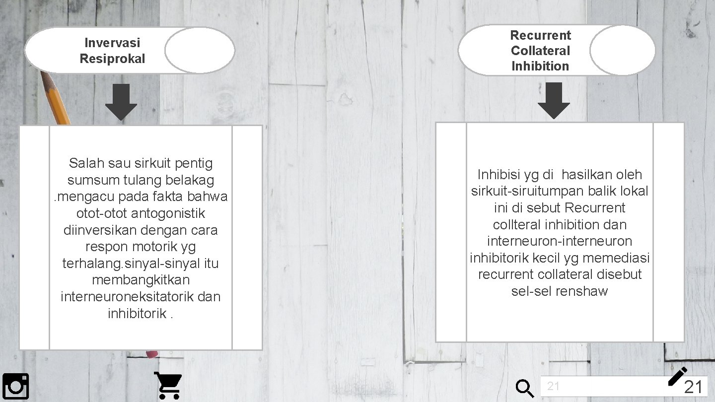 Invervasi Resiprokal Salah sau sirkuit pentig sumsum tulang belakag. mengacu pada fakta bahwa otot-otot