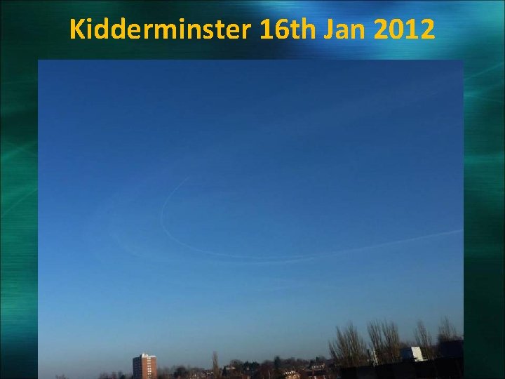 Kidderminster 16 th Jan 2012 