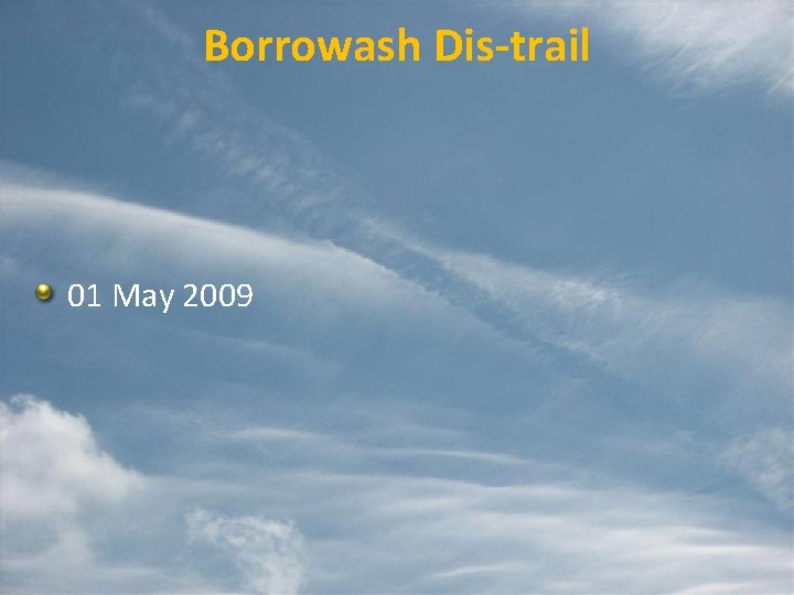 Borrowash Dis-trail 01 May 2009 