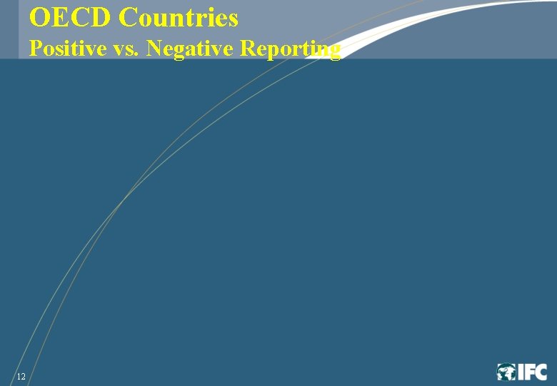OECD Countries Positive vs. Negative Reporting 12 