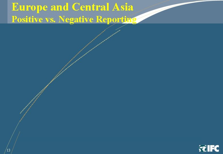 Europe and Central Asia Positive vs. Negative Reporting 13 