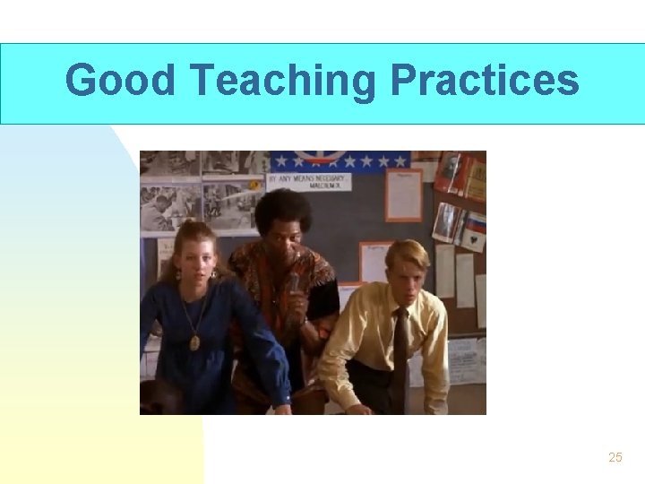 Good Teaching Practices 25 