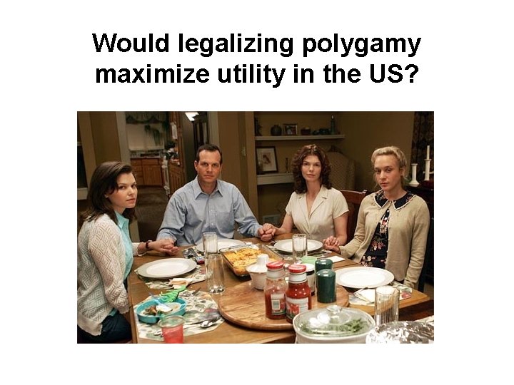 Would legalizing polygamy maximize utility in the US? 