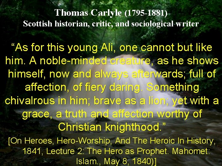 Thomas Carlyle (1795 -1881) Scottish historian, critic, and sociological writer “As for this young Thomas Carlyle (1795 -1881) Scottish historian, critic, and sociological writer “As for this young