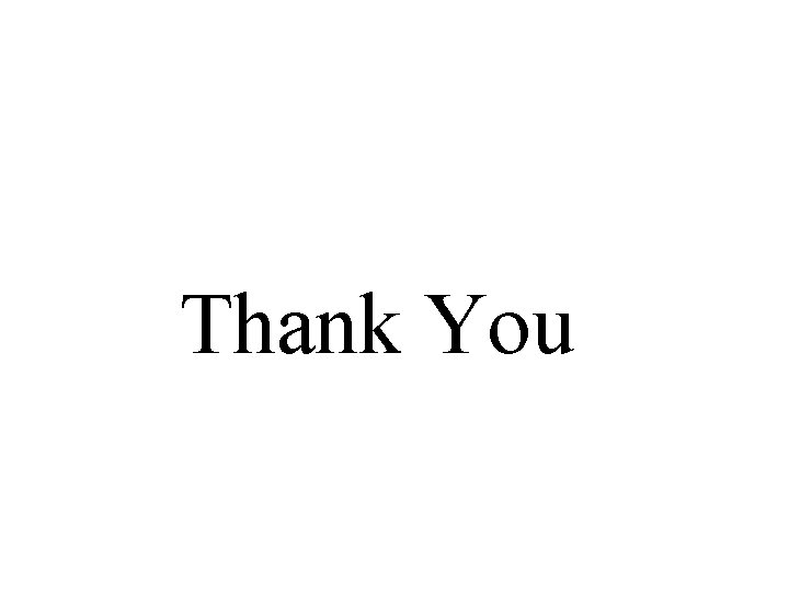  Thank You 