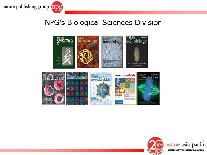 NPG’s Biological Sciences Division Rachel PC Won NPG’s Biological Sciences Division Rachel PC Won