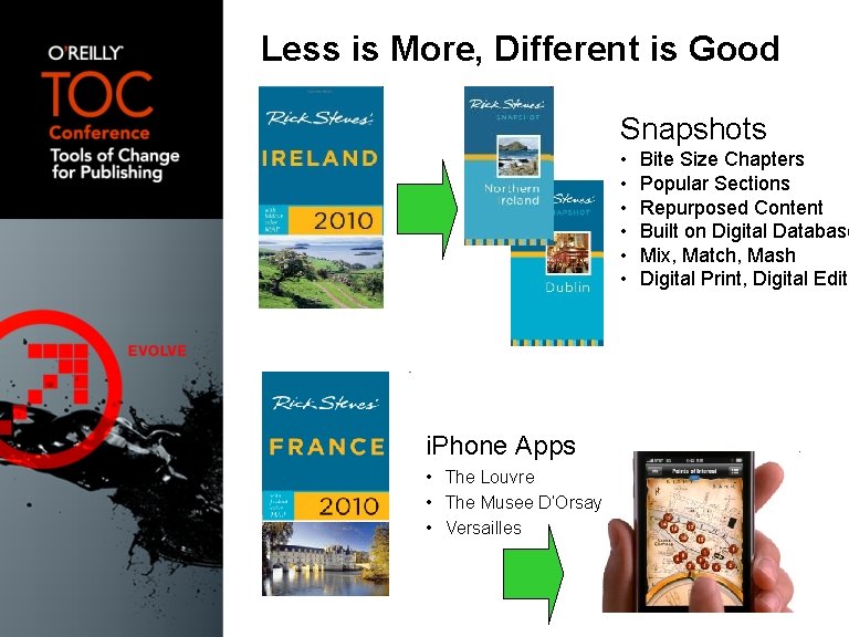 Less is More, Different is Good Snapshots • • • i. Phone Apps •