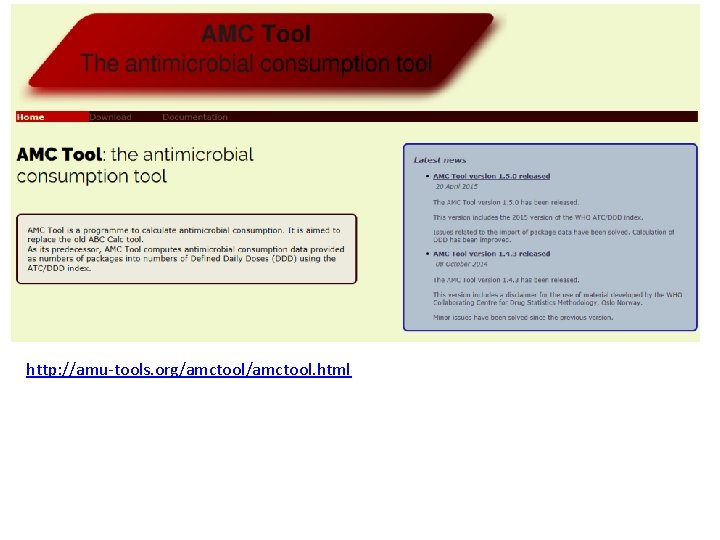 http: //amu-tools. org/amctool. html 