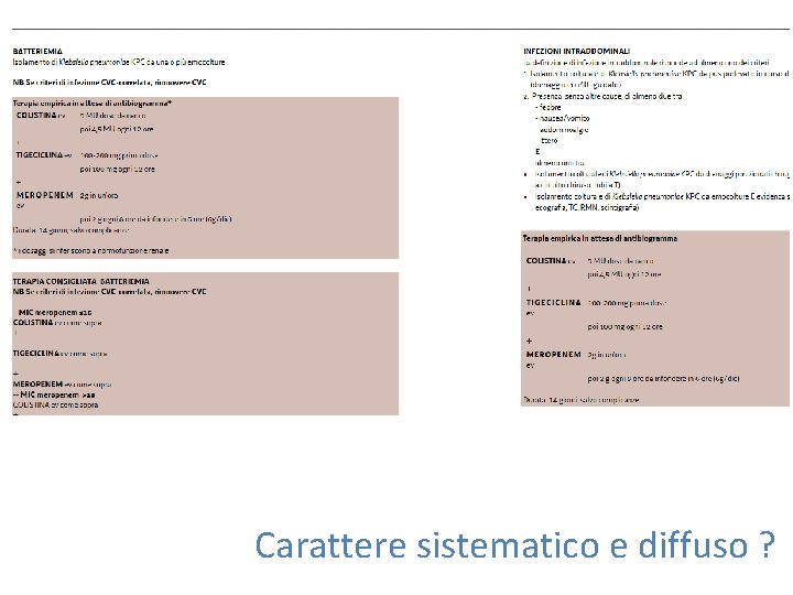 Carattere sistematico e diffuso ? 