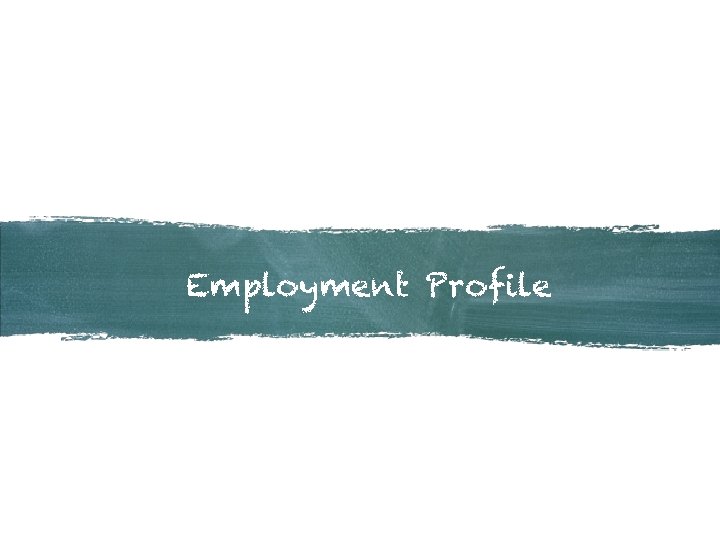 Employment Profile 